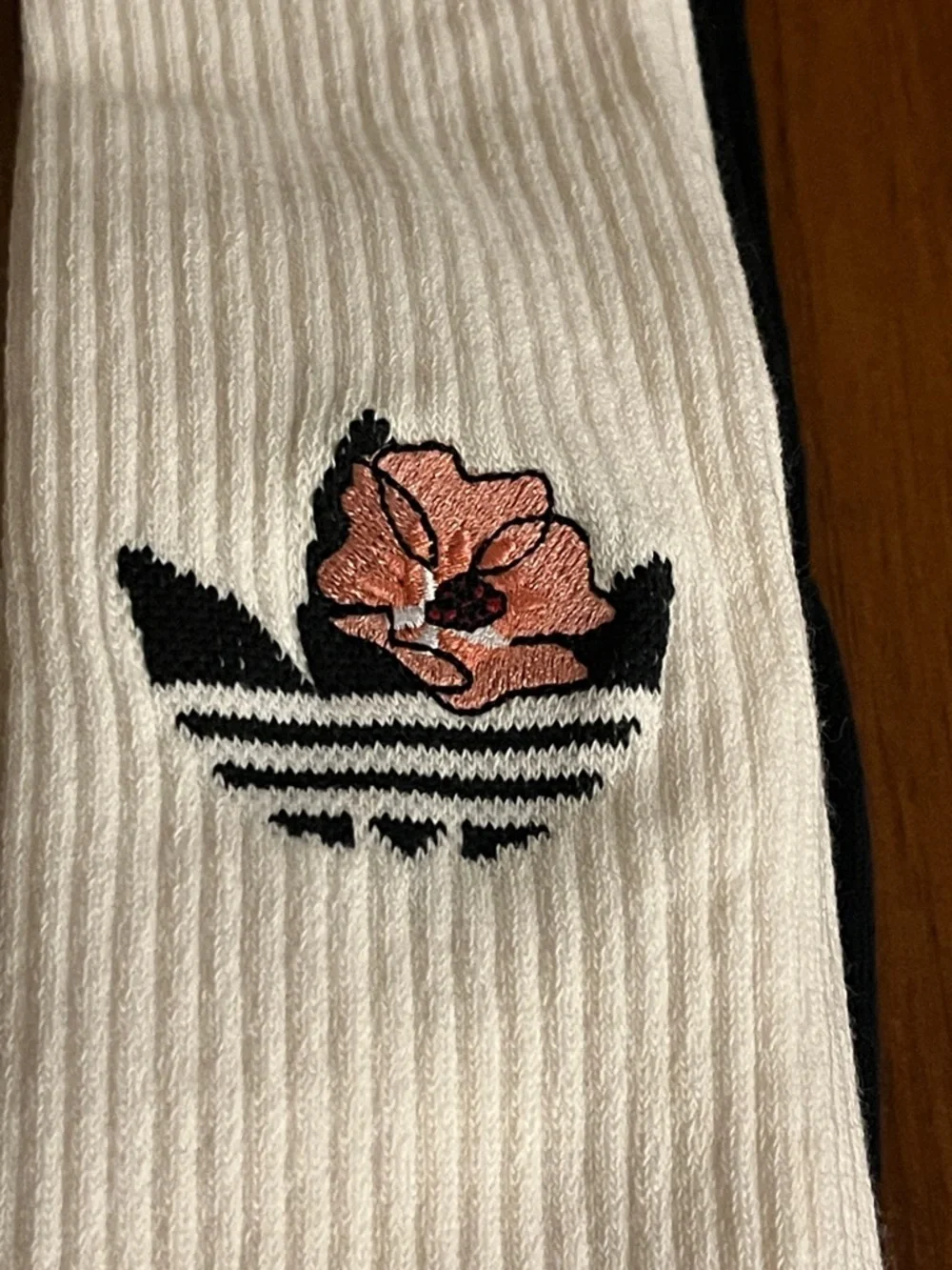 Adidas x Liberty of London Knee Socks X 2 Pair black white new Women’s